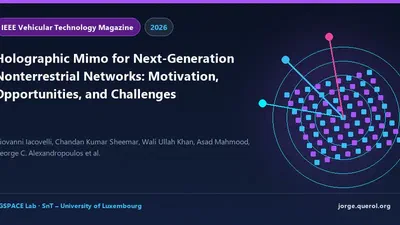 Holographic Mimo for Next-Generation Nonterrestrial Networks: Motivation, Opportunities, and Challenges featured image